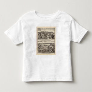 Farms and residences of WR Blodgett & GC Daubner Toddler T-Shirt