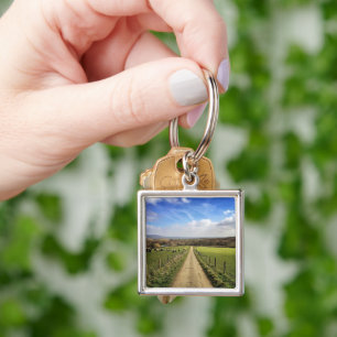 Farms   English Countryside Dirt Road Key Ring