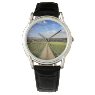 Farms English Countryside Dirt Road Watch
