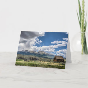 Farms Farm Below the Colorado Mountains Card