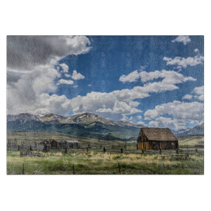 Farms   Farm Below the Colorado Mountains Cutting Board