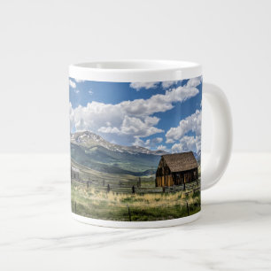 Farms Farm Below the Colorado Mountains Large Coffee Mug