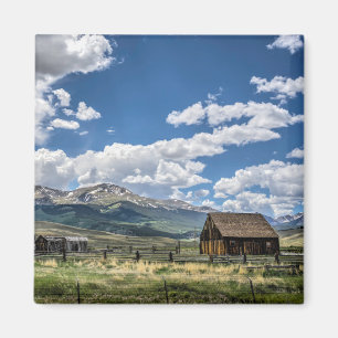 Farms Farm Below the Colorado Mountains Magnet