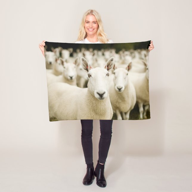 Farms | Herd of Sheep Fleece Blanket (In Situ)