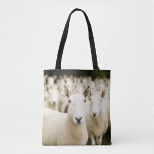 Farms   Herd of Sheep Tote Bag