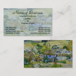 Farms near Auvers by Vincent van Gogh Business Card
