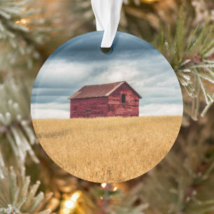 Farms Old Red Barn Ornament