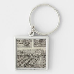Farms & residences in Hardin County and Cairo Key Ring