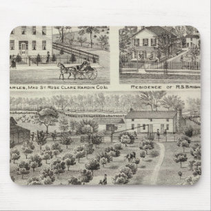 Farms & residences in Hardin County and Cairo Mouse Pad