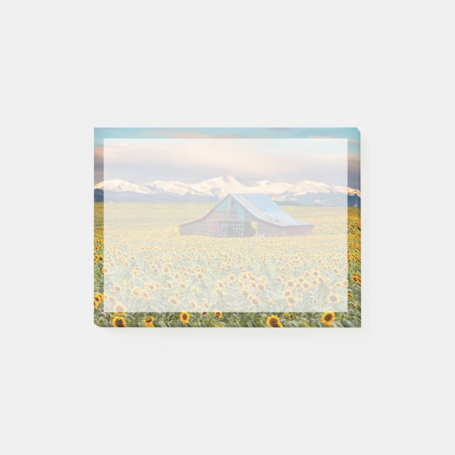 Farms | Sunflower Field Post-it Notes (Front)