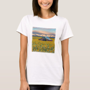 Farms Sunflower Field T-Shirt