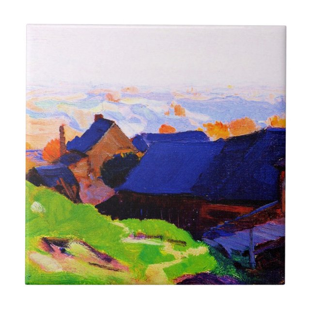 Farmstead Baie-Saint-Paul by C. Gagnon Tile (Front)