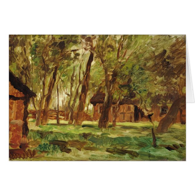 Farmstead under Trees (Front Horizontal)