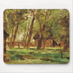 Farmstead under Trees Mouse Pad
