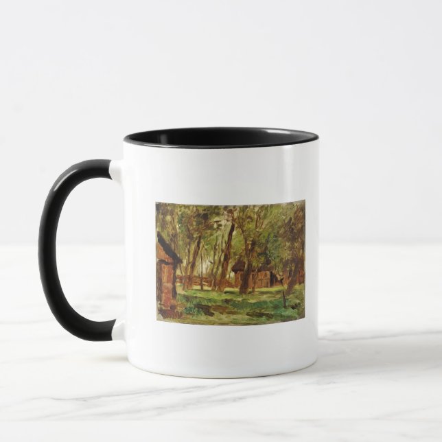 Farmstead under Trees Mug (Left)
