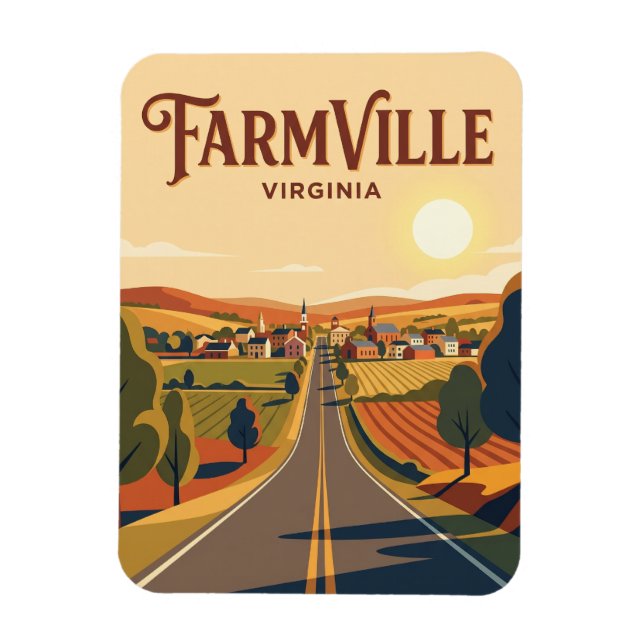 Farmville USA Magnet (Vertical)