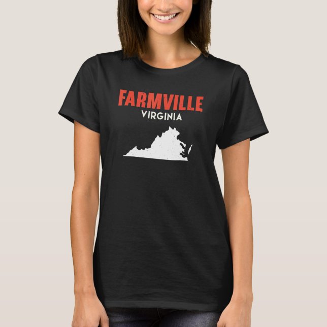 Farmville Virginia USA State America Travel Virgin T-Shirt (Front)