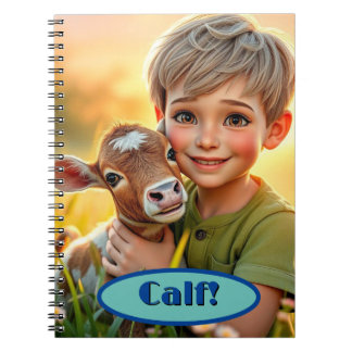 Farmyard Chums Calf Notebook