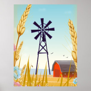 Farmyard Poster