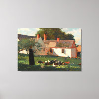 Farmyard Scene (ca. 1872–1874) by Winslow Homer