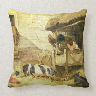 Farmyard Scene Cushion