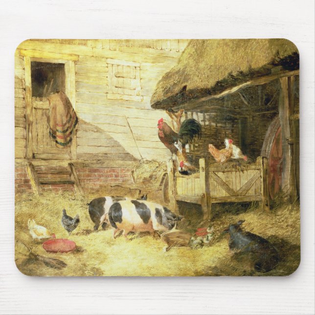 Farmyard Scene Mouse Pad (Front)