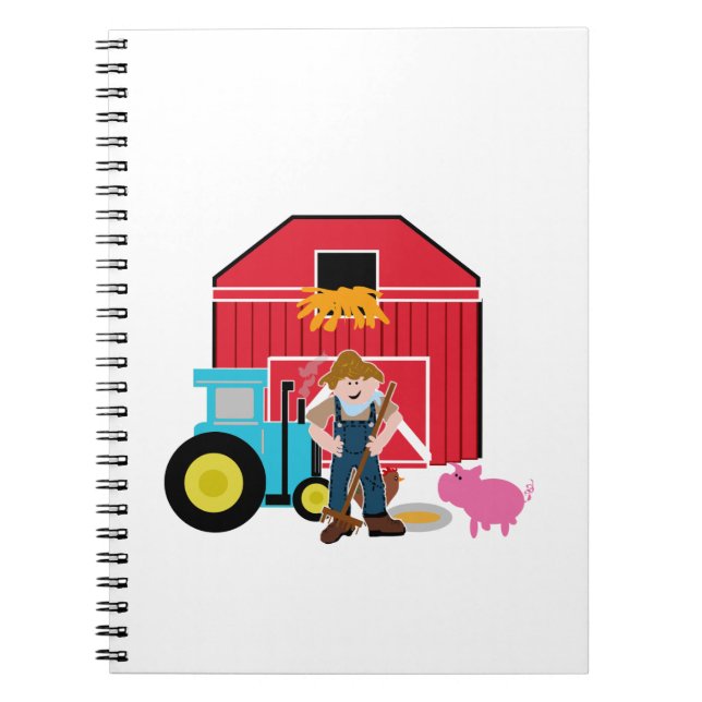 Farmyard Spiral Notebook (Front)