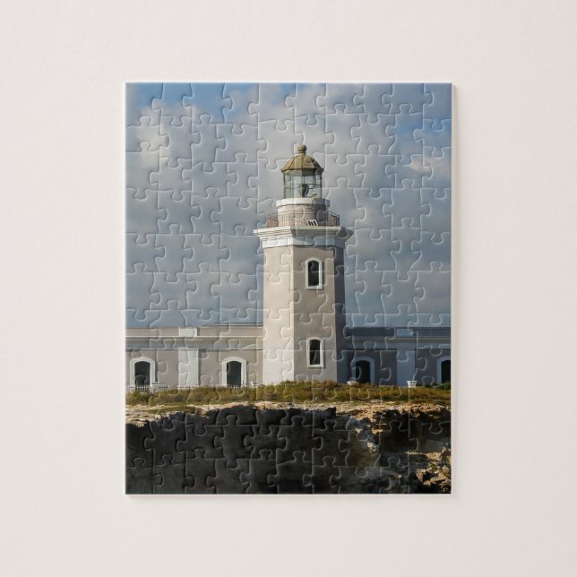Faro de Los Morillos de Cabo Rojo Jigsaw Puzzle (Vertical)