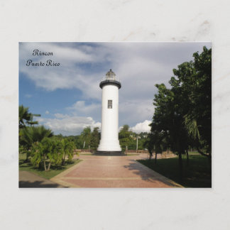 Faro de Rincon Puerto Rico Postcard