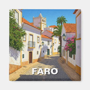 Faro Portugal Algarve Travel Magnet