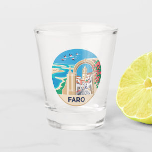 Faro Portugal Shot Glass
