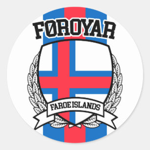 Faroe Islands Classic Round Sticker