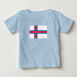 Faroe Islands Flag Baby T-Shirt
