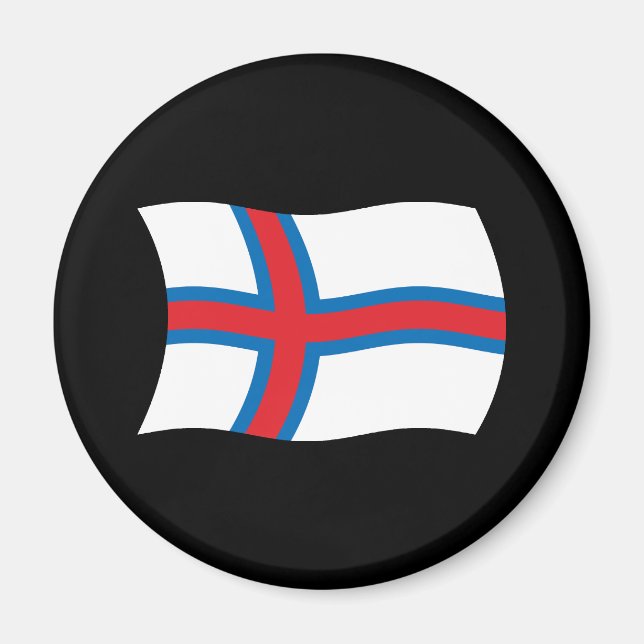 Faroe Islands Flag Magnet (Front)