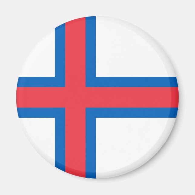 Faroe Islands Flag Magnet (Front)