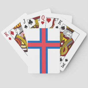Faroe Islands Flag Playing Cards