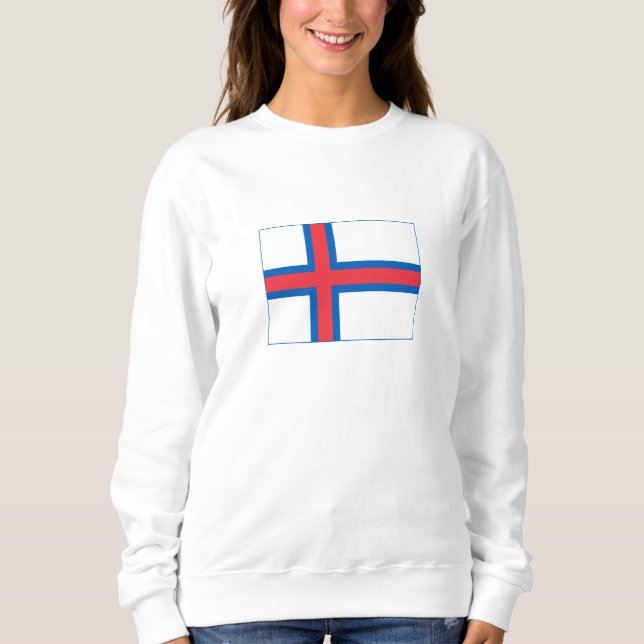 Faroe Islands Flag Sweatshirt (Front)