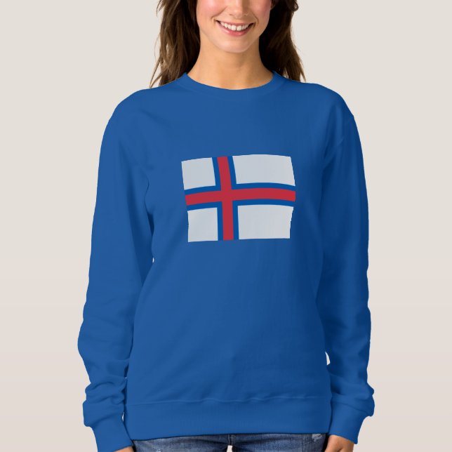 Faroe Islands Flag Sweatshirt (Front)