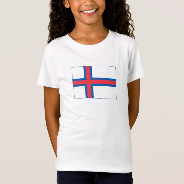 Faroe Islands Flag T-Shirt (Front)