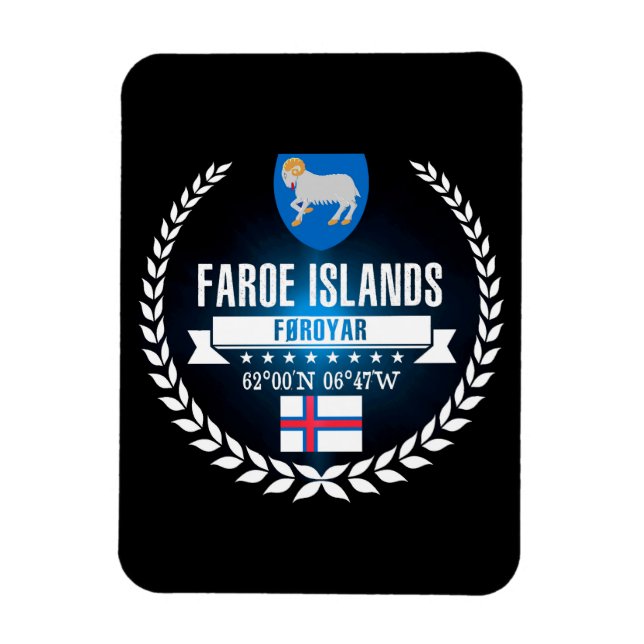 Faroe Islands Magnet (Vertical)