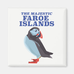 Faroe Islands Puffin bird Magnet