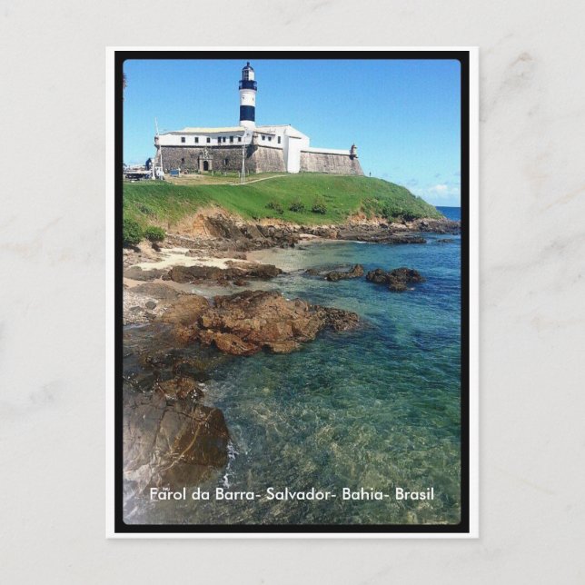 Farol da Barra-Salvador-Bahia-Brasil Postcard (Front)