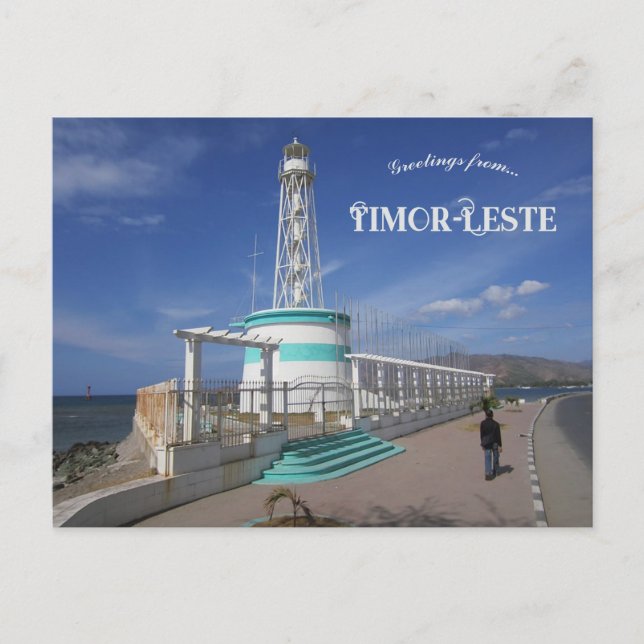 Farol Lighthouse in Dili Timor Leste Postcard (Front)