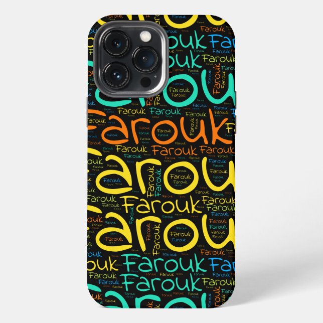 Farouk iPhone Case (Back)