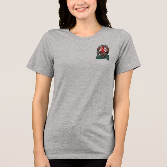 Farquharson Clan Badge Women's T-Shirt Tri-Blend Shirt (Front)