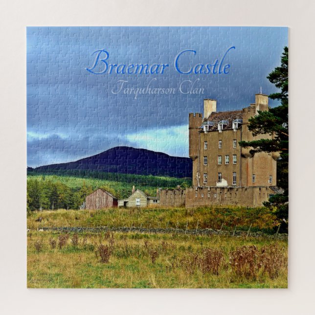 Farquharson Clan's Scenic Braemar Castle Jigsaw Puzzle (Vertical)