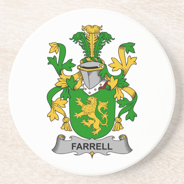 Farrell Family Crest Coaster (Front)