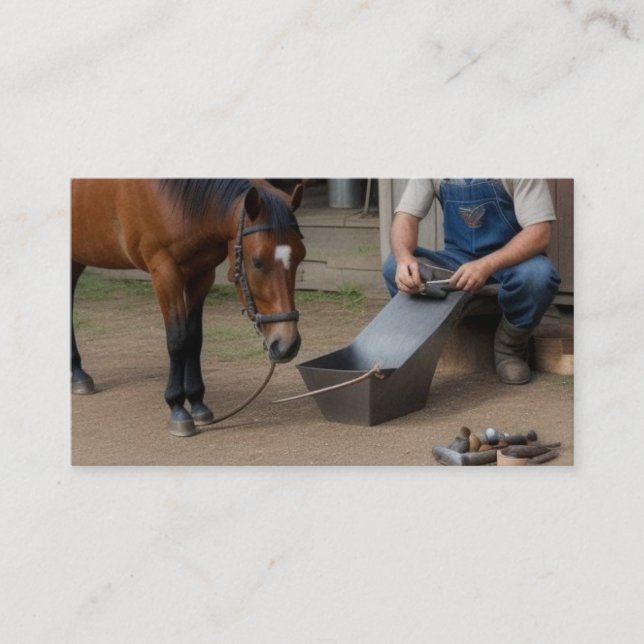 Farrier Business Card (Front)