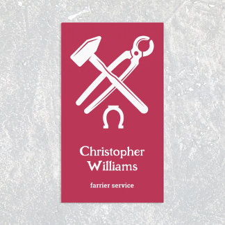 Farrier Business Card