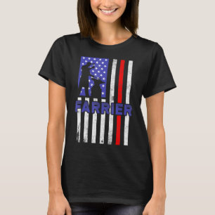 Farrier Horseshoe Hoof Trimming Equine Shoeing 103 T-Shirt